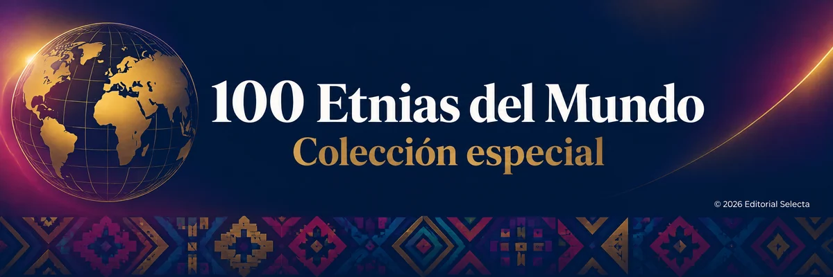 100 Etnias del Mundo · Arte promocional ilustrativo