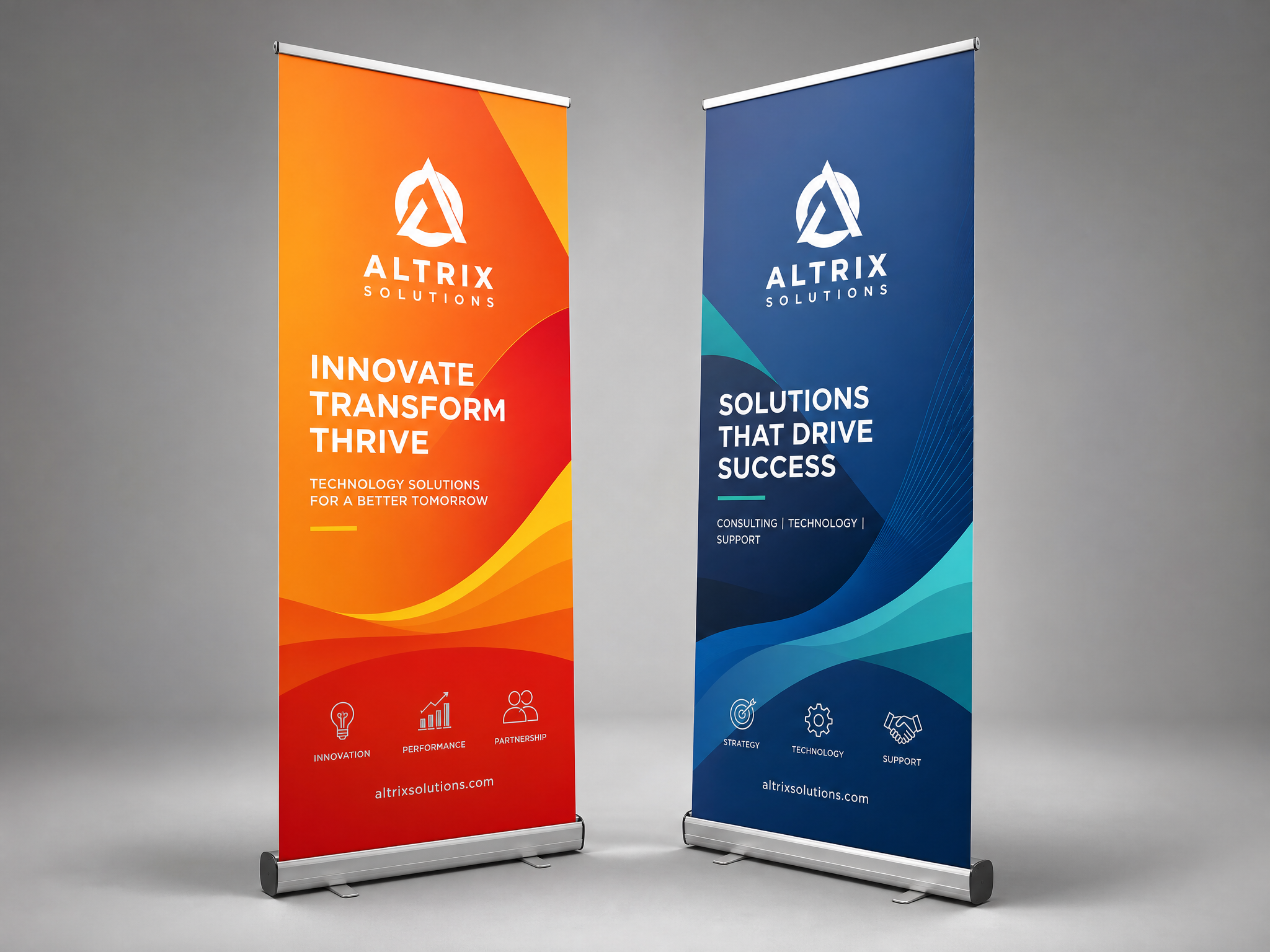 Banner Retráctil Doble (Roll-Up) 2